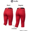 image:imageStelle Womens Softball Pants KneeHigh Knickers with Pocket Fastpitch AdultRed