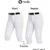 image:imageStelle Womens Softball Pants KneeHigh Knickers with Pocket Fastpitch AdultWhite