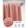 image:imageStelle Womens Wide Leg Lounge Pants Soft Stretch Casual Travel WearDusty Pink