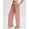 image:imageStelle Womens Wide Leg Lounge Pants Soft Stretch Casual Travel WearDusty Pink