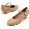 image:imageStelle 15 Ankle Strap Womens Character Shoes BallroomTan