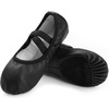 image:imageStelle Ballet Shoes for Girls Genuine Leather Dance SlippersBlack Notie