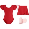 3-red (Ruffle Sleeve)