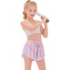 image:imageStelle Girls Butterfly Shorts with Pockets Athletic Running Sports SkirtSugar Swirl