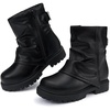 image:imageStelle Girls Combat Ankle Boots Chunky Western Booties Black ShoesBlack
