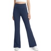 image:imageStelle Girls Flare Leggings High Waisted Bootcut Yoga Pants with PocketsNavy