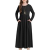 image:imageStelle Girls Long Sleeve Maxi Dress with Pockets 615 YearsBlack