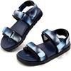 image:imageStelle Girls Summer Casual OpenToe Flat Toddler Kids SandalsBlue Ombre