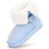 image:imageStelle Girls Winter Boots Faux Fur Lined FoldDown CollarLight Blue