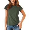image:imageStelle Womens Modal Soft Crewneck Short Sleeve T Shirts Basic TeesUtility Green