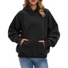 image:imageStelle Womens Oversized Fleece Hoodies Long Sleeve Casual SweatshirtBlack