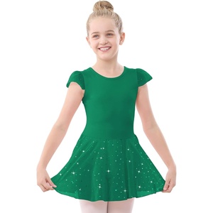 image:imageStelle Ballet Leotards for Girls Dance Leotard with Skirt Kids Dance Dress1greenshiny Skirt