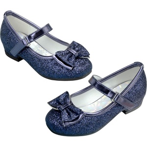 image:imageStelle Girls Dress Shoes Glitter Princess Low Heels for Party Wedding PromT08navy Glitter