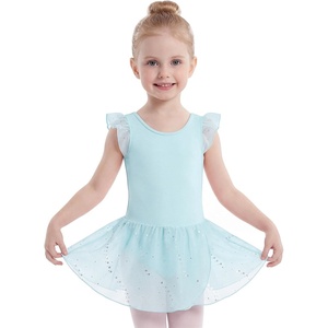 image:imageStelle Girls Flutter Sleeve Ballet Leotards Toddler Tutu Skirted DressesBlue