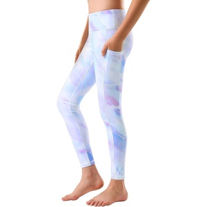image:imageStelle Girls Leggings with Pockets Kids Dance Yoga Running Athletic PantsLilac Sky