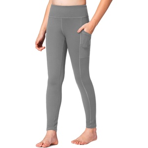 image:imageStelle Girls Leggings with Pockets Kids Dance Yoga Running Athletic PantsZinc Grey