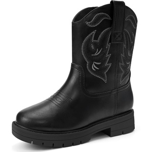 image:imageStelle Kids Cowboy Boots Toddler Girls Boys Western BootsBlack