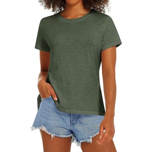image:imageStelle Womens Cotton T Shirts Comfort Soft Casual Everyday Modal TopsArmy Green