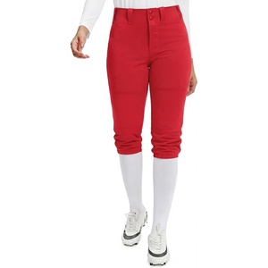 image:imageStelle Womens Softball Pants KneeHigh Knickers with Pocket Fastpitch AdultRed