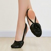 image:imageStelle Genuine Leather Half Soles Dance Shoes Womens Lyrical PirouetteBlack