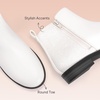 image:imageStelle Girls Ankle Boots Glitter Fall ShoesWhite
