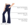 image:imageStelle Girls Flare Leggings with Pockets High Waisted Bootcut Yoga Pants02b2navy