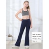 image:imageStelle Girls Flare Leggings with Pockets High Waisted Bootcut Yoga Pants02b2navy