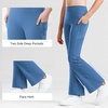 image:imageStelle Girls Flare Leggings with Pockets High Waisted Bootcut Yoga Pants03b3blue