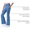 image:imageStelle Girls Flare Leggings with Pockets High Waisted Bootcut Yoga Pants03b3blue