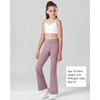 image:imageStelle Girls Flare Leggings with Pockets High Waisted Bootcut Yoga Pants05b5dusty Lavender