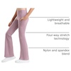 image:imageStelle Girls Flare Leggings with Pockets High Waisted Bootcut Yoga Pants05b5dusty Lavender