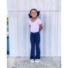 image:imageStelle Girls Flare Leggings with Pockets High Waisted Bootcut Yoga PantsGrey Blue