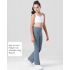 image:imageStelle Girls Flare Leggings with Pockets High Waisted Bootcut Yoga PantsGrey Blue