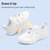 image:imageStelle Girls Tennis Shoes with DIY CharmsWhitecharms