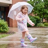 image:imageStelle Kids Rain Boots for Boys Girls Outdoor Play and Rainy DaysCotton Candy Stripe
