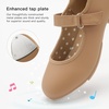image:imageStelle Toddler Tap Shoes with Detachable BowToddlerLittle KidBig KidTan