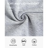 image:imageStelle Womens Cotton Bermuda Shorts 10 Sweat Shorts with Deep Pockets10 Light Grey