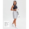 image:imageStelle Womens Cotton Bermuda Shorts 10 Sweat Shorts with Deep Pockets10 Light Grey