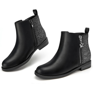 image:imageStelle Girls Ankle Boots Glitter Fall ShoesBlack