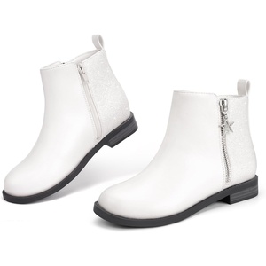 image:imageStelle Girls Ankle Boots Glitter Fall ShoesWhite