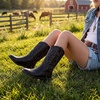 image:imageStelle Cowgirl Boots for Girls Kids Boys Cowboy BootsBlack