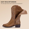 image:imageStelle Cowgirl Boots for Girls Kids Boys Cowboy BootsChestnut