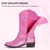 image:imageStelle Cowgirl Boots for Girls Kids Boys Cowboy BootsPink Glitter