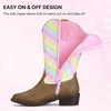 image:imageStelle Cowgirl Boots for Girls Kids Boys Cowboy BootsRainbow Sparkle