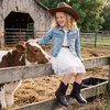image:imageStelle Girls Glitter Cowgirl Boots Toddler Kids Cowboy BootsBlack