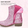 image:imageStelle Girls Glitter Cowgirl Boots Toddler Kids Cowboy BootsPink Glitter