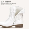 image:imageStelle Girls Glitter Cowgirl Boots Toddler Kids Cowboy BootsWhite