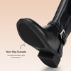 image:imageStelle Girls Knee High Boots with Side Zipper Tall BootsBlack