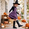 image:imageStelle Girls Knee High Boots with Side Zipper Tall BootsBlack