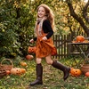 image:imageStelle Girls Knee High Boots with Side Zipper Tall BootsEspresso